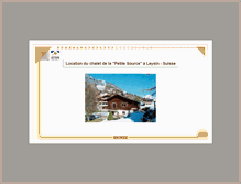 Tablet Screenshot of chalet.webforge.ch